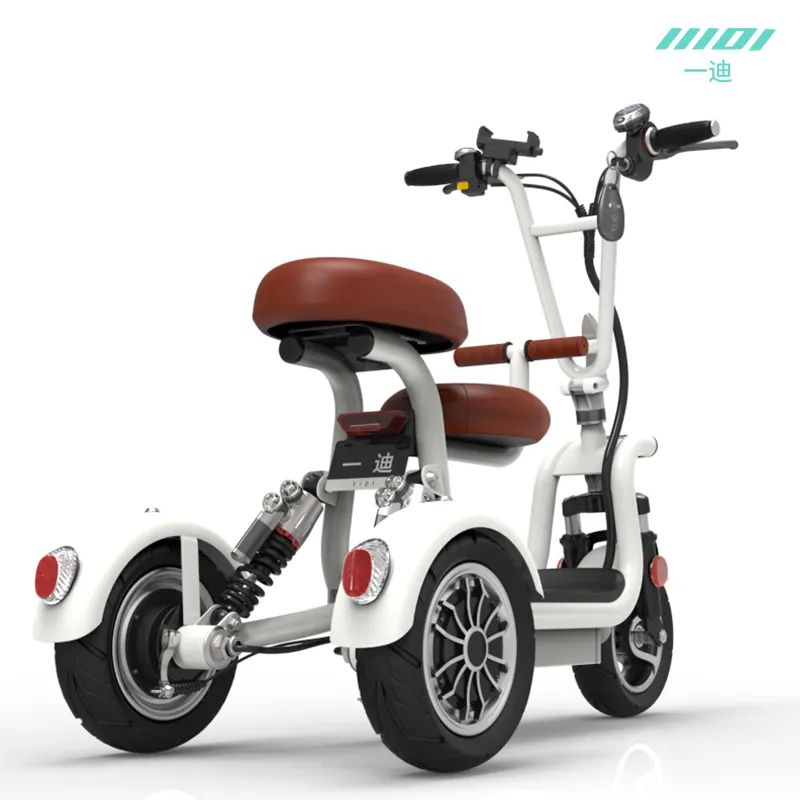 Мобильное электрическое литиевое аккумуляторное транспортное средство трехколесные электрические трехколесные велосипеды Электрический трехколесный велосипед