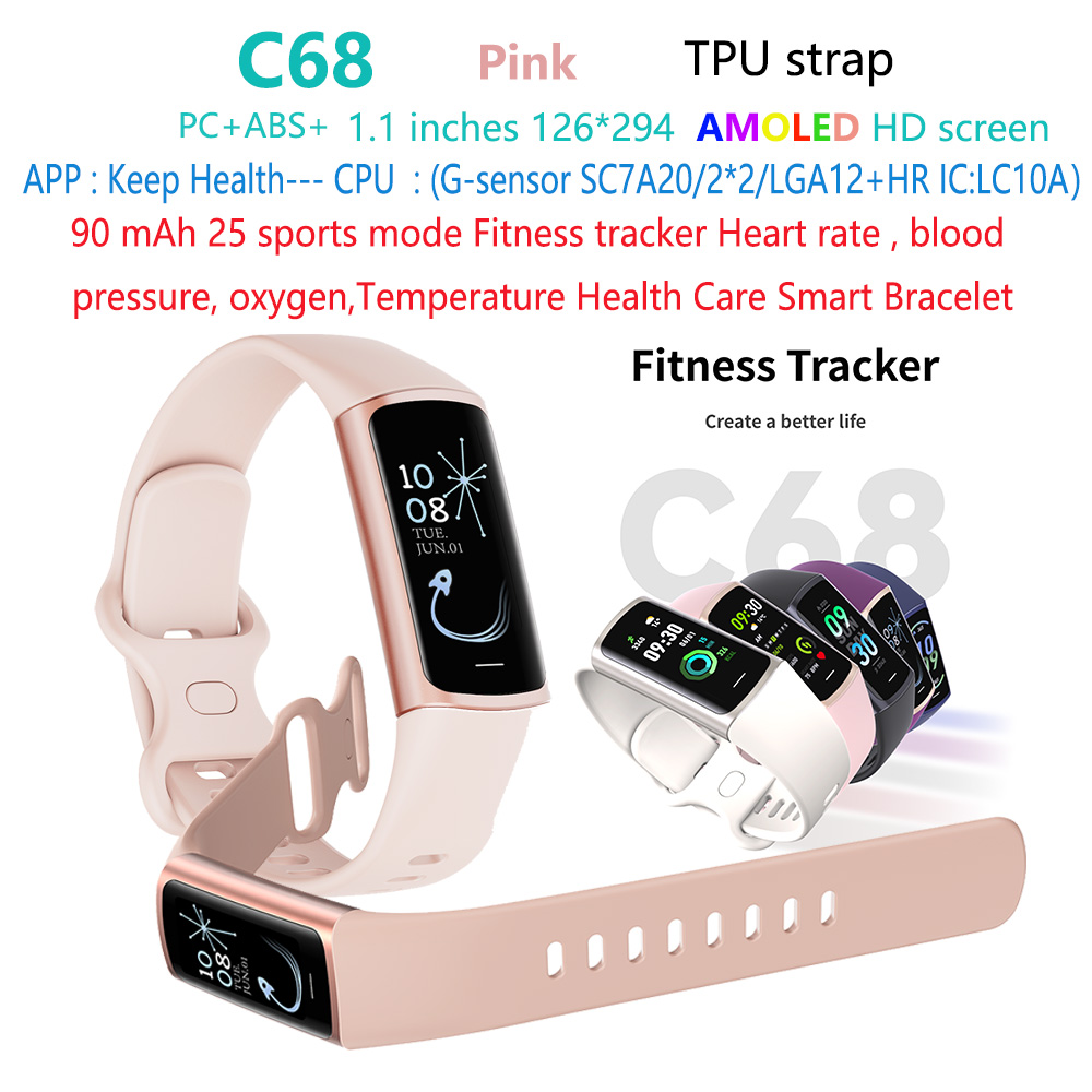 Rosa C68-fitness-tracke-smart-bracelet-band-