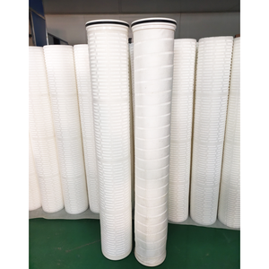 OEM yüksek akış filtresi ön filtrasyon PP PET su filtresi kartuşu 5 mikron Polyester pileli çökelti filtresi Ro için - Product Image 4