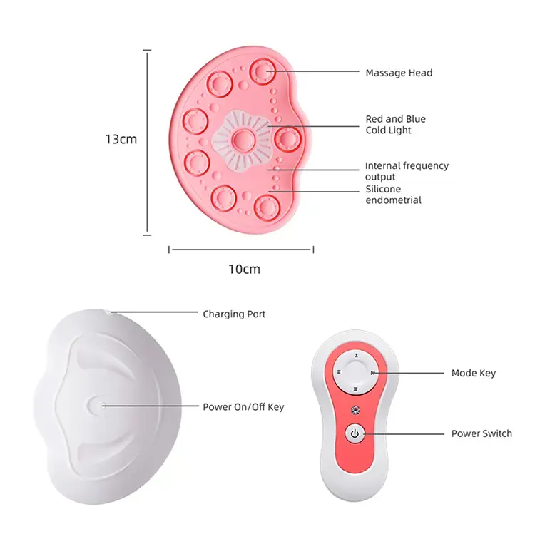 Cuidado inteligente sujetador vibrador calefacción lactancia agradable masaje de silicona masajeador de senos eléctrico