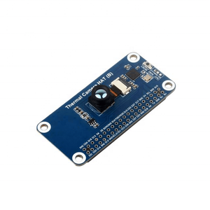 Modulo di termocamera a infrarossi lontani 80*62 pixel 45 ° campo di vista 40pin GPIO interfaccia per Raspberry Pi serie tavole cappello per fotocamera