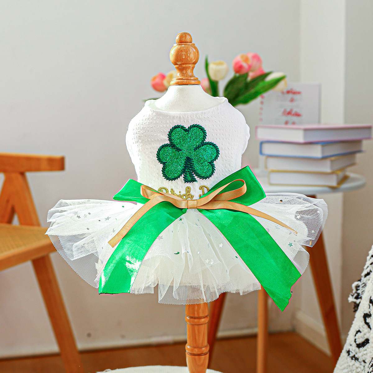 Clover tulle skirt