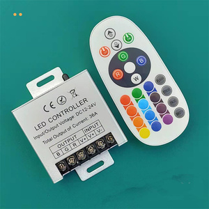 36A DC 12V 24V 5 canale di uscita RGBCW LED amplificatore RGB telecomando per 5050 2835 Led strisce moduli Led - Product Image 1