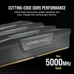 COR-SAIR VENGEANCE DDR5 RAM 64GB (2x32GB) 6400MHz CL40 Intel XMP iCUE memoria del Computer compatibile - Product Image 3