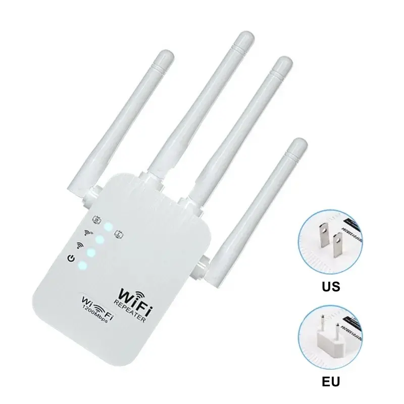 2023 Huastlink Sem Fio Wifi Repetidor HC3 2.4ghz 5.8ghz Repetidor 1200mbps Wifi Router Ponto De Acesso Extensor De Sinal De Longo Alcance