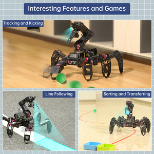 Hiwonder SpiderPi Pro Hexapod Bionic Robot mit AI Vision Roboterarm für Raspberry Pi 5 Education Programmable Robot - Product Image 5