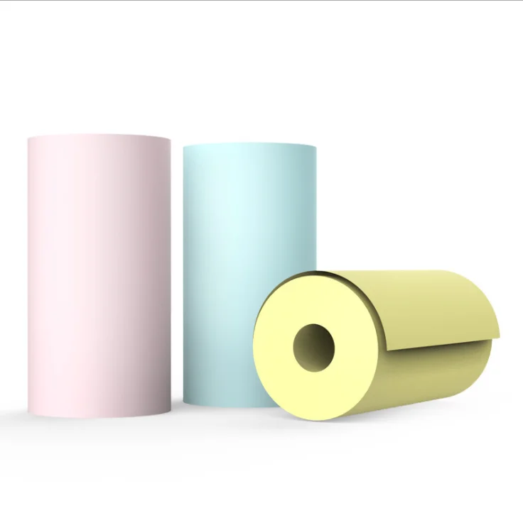 3 rouleau de papier de couleur