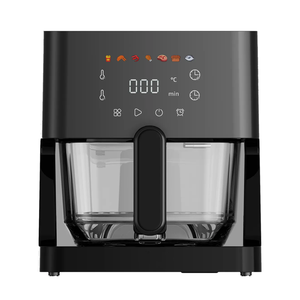 4.5-Quart <strong>Digital</strong> Air Fryer with Glass Basket, Adjustable <strong>Temperature</strong>, LED Touch Panel Control, One-Touch Oil Free Cook Presets - Product Image 5