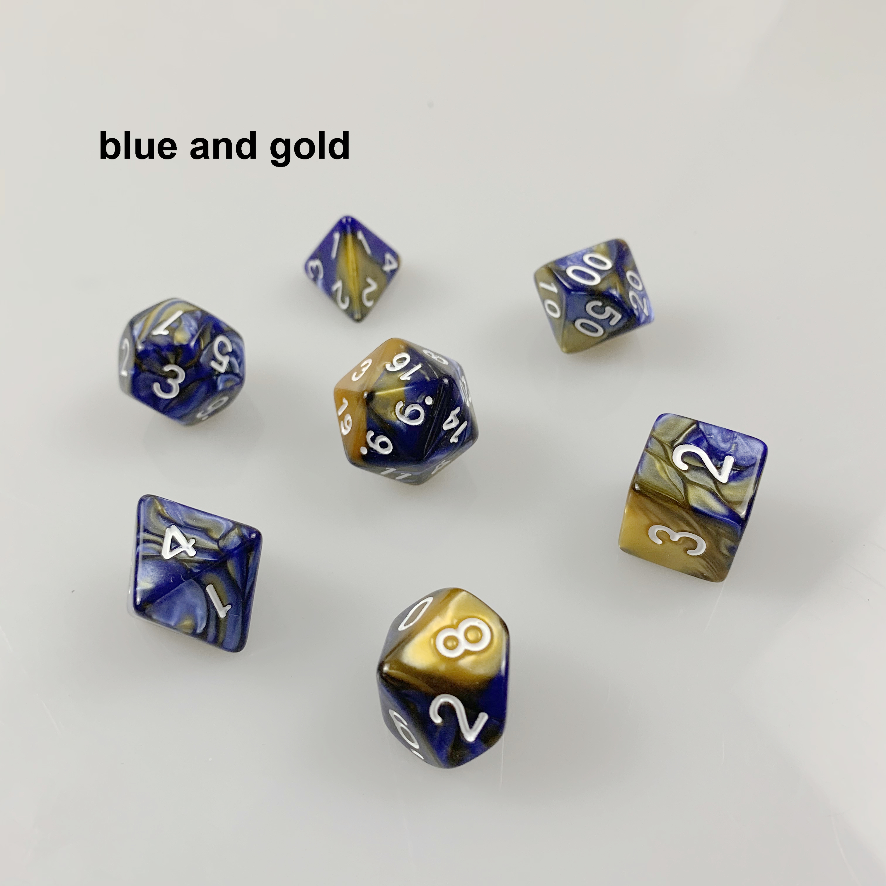Bleu et or