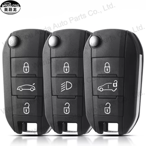 Di alta qualità Smart Car chiave a distanza 3 pulsanti pieghevole nero eco-friendly di plastica + metallo per <span class=keywords><strong>Citroen</strong></span> per - Product Image 6