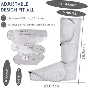 Air <strong>Compression</strong> <strong>Leg</strong> Massager for Circulation and Relaxation Relieve <strong>Leg</strong> or Arm Pain Muscle Fatigue and Muscle Soreness - Product Image 3