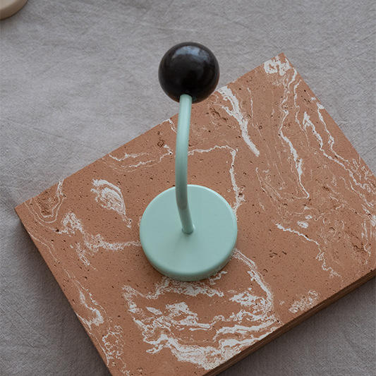 Light green + Brown.