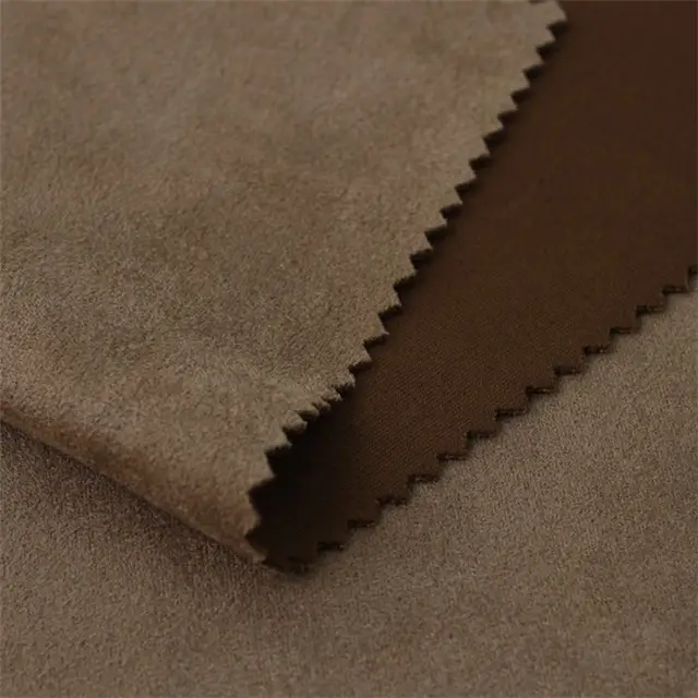 Tissu de canapé en daim velours, tissu extensible en polyester épais et super doux