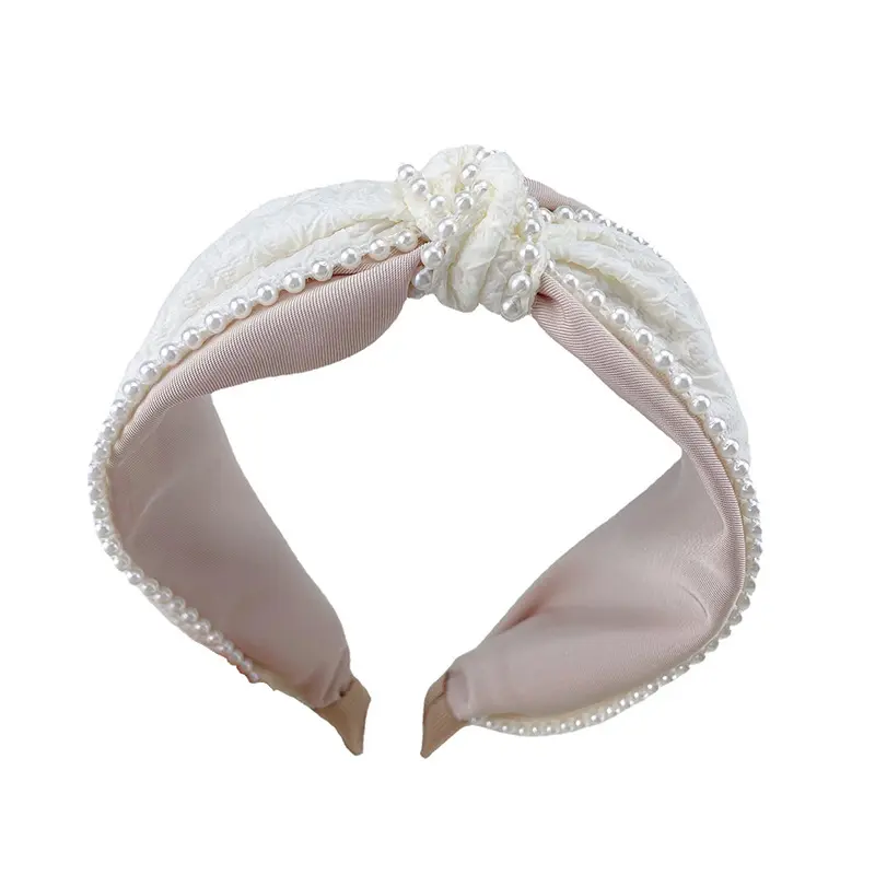 मोती सिर महिलाओं के लिए सफेद Bling अशुद्ध मोती Hairband दुल्हन बाल घेरा शादी बाल सहायक उपकरण महिलाओं के लिए लड़कियों