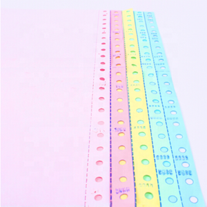 Papel de copia sin Coche en hoja Papel de impresión de autocopia Uso continuo de papel de computadora para factura