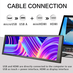 7.84 Data Temperature Monitoring <strong>Display</strong> 7.9 Inch Touch Stretched Bar IPS CPU LCD PC Case Monitor for Laptop <strong>Raspberry</strong> <strong>Pi</strong> - Product Image 5