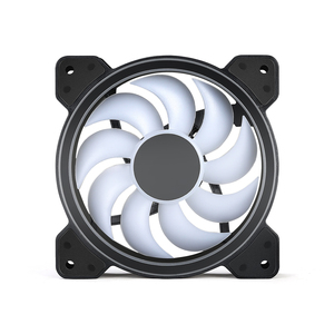 Precio de fábrica, ventilador de caja de PC de 120mm, radiador de ordenador para juegos, 5V, 5 anillos, luz exterior interior, ventilador de refrigeración ARGB con función PWM