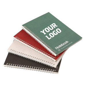 Biểu tượng tùy chỉnh undated rộng cai trị văn phòng giấy xoắn ốc bằng văn bản thành phần Lưu ý cuốn sách cho sinh viên máy tính xách tay - Product Image 1