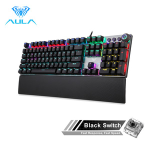 Teclado mecánico con cable de 1,5 metros al por mayor 104 teclas retroiluminación macro programable teclados para juegos simples fábrica
