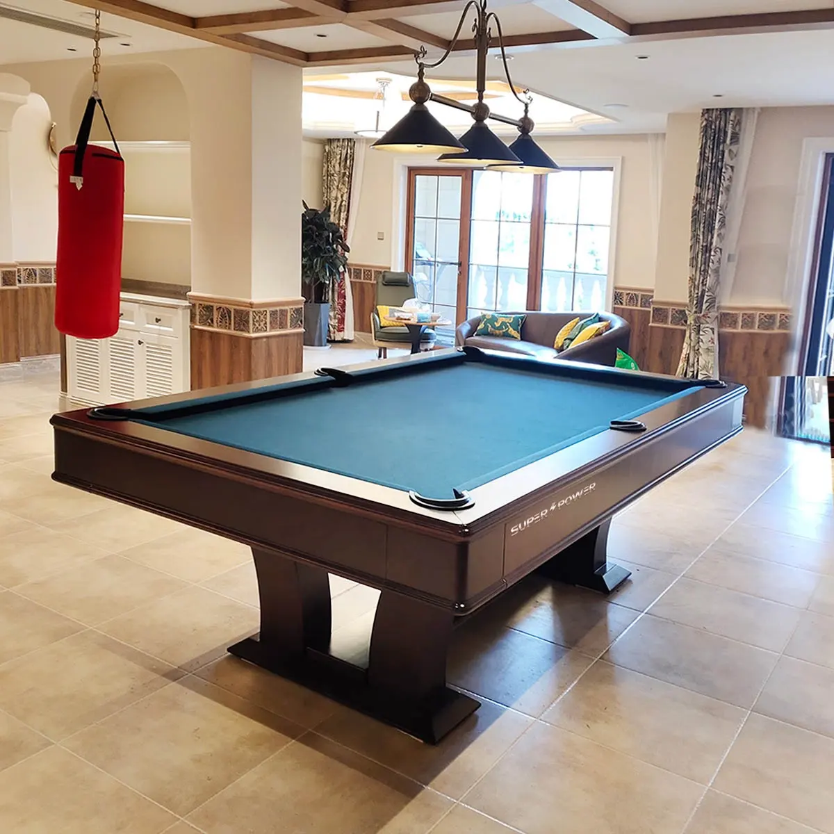 ビリヤードプールテーブル2022新しいモダン人気デザインカスタム家庭用9フィート8フィート7フィート屋内スレート