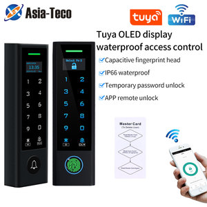 WiFi Tuya App Fingerprint Door <strong>Lock</strong> RFID Card 125Khz Access Controller Outdoor <strong>Keypad</strong> Waterproof Door Access Control <strong>System</strong>