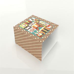 XJY geri dönüşümlü Kraft oluklu kağıt kol Logo çevre dostu sunum zanaat kollu kutulu şekli ile mat kutu ambalaj - Product Image 1