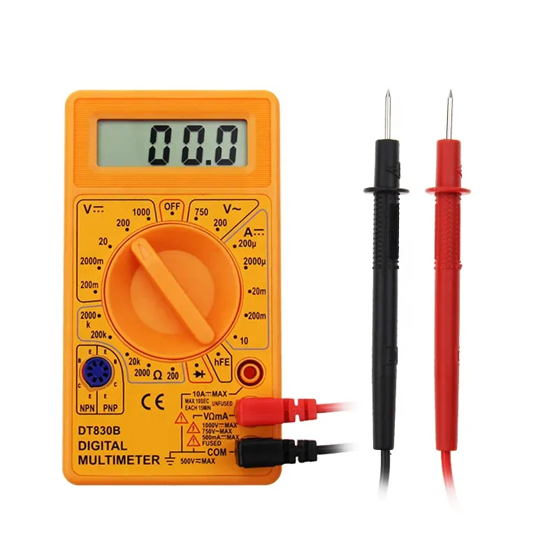 Mini multímetro de eletrônica digital, tela lcd, preço baixo de alta qualidade, voltímetro, amperímetro, instrumento de teste de ohmmetro