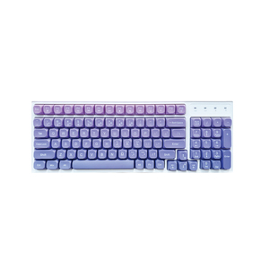 Teclado de membrana RGB con cable personalizado, teclado de 96 teclas con lado derecho, diseño de diez teclas, teclado de oficina - Product Image 1