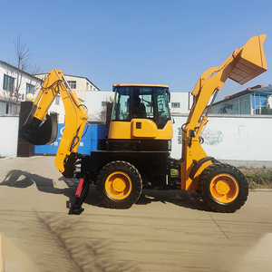 Retroexcavadora 4WD de cambio profesional directa de fábrica usada Máquina de excavación y carga de 8 toneladas - Product Image 6
