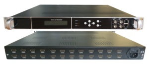 4/8/12/16/20/24-Kanal-Encoder Full HD 1080p MPEG4 H.264 HD-Ein-und ASI-IP-Ausgang HD IP-Encoder IPTV-Kopfs telle system Encoder - Product Image 2