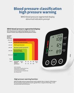 Sphygmomanomètre pression Machine moniteur de sang Tensiometr moniteur de pression artérielle électronique - Product Image 2
