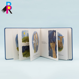 高品质环保儿童书籍儿童故事板书籍印刷双面纸板纸板印刷 - Product Image 4