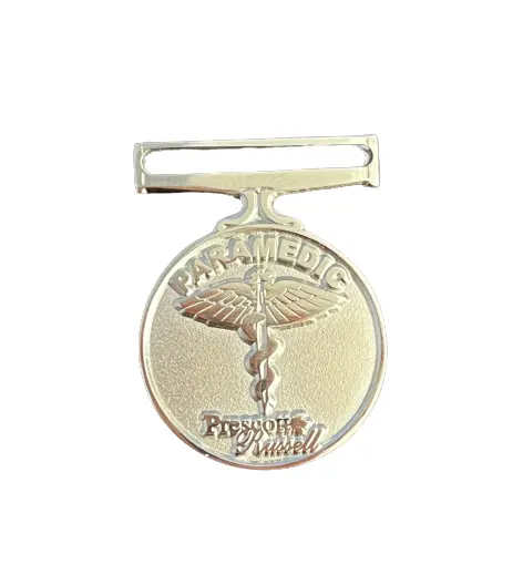 Chinese manufacturer custom 3D gold, silver, copper and zinc alloy metal MEDALS for medical staff MEDALS