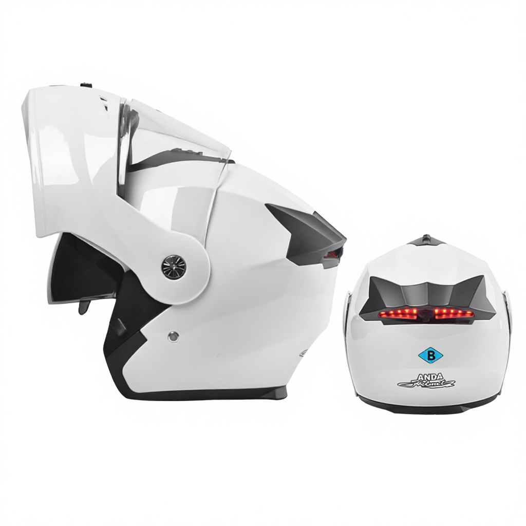 Snow white-hd mirror led tail light-3c certification
