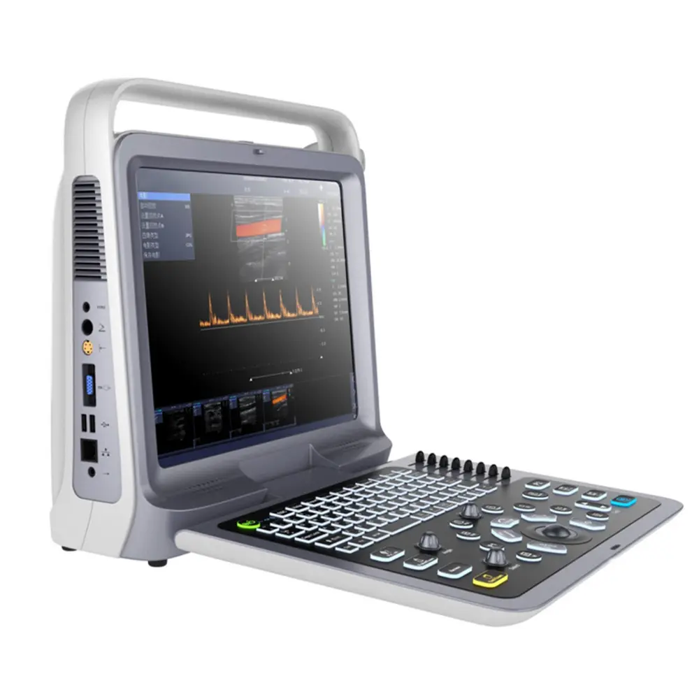 Scanner de ultrassom veterinário portátil, equipamento de ultrassom para laptop, ultrassom para veterinário