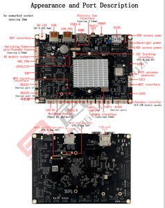 Scheda RK3399 Dual Core (Cortex-A72) Quad Core (Cortex-A53) per il riconoscimento del volto macchina con Android 7.1 - Product Image 5