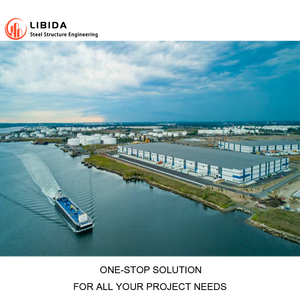 مستودع مسبق الصنع بسعر الجملة مع تركيب مجاني طقم بناء هيكل فولاذية - Product Image 3