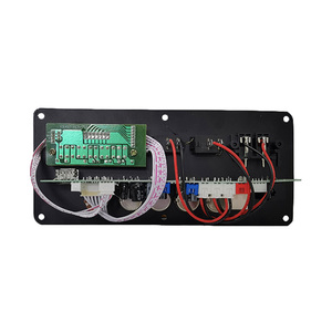 Support Custom 2CH Digital BT <strong>MIC</strong> <strong>Input</strong> Rechargeable 12V Karaoke Power Amplifier Audio Accessories with TF USB &amp; Mixer - Product Image 4