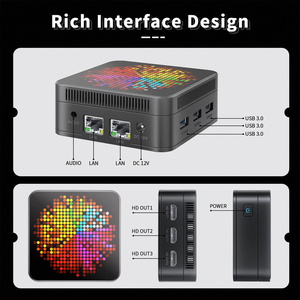 Werkseitig 2HD Voll funktion Typ C 4 Display 4K 60HZ Pocket X86 Micro PC Mini-Computer Mini-PC Intel Core i7 Nuc Günstiger Mini-PC - Product Image 3