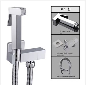 Luxury Modern Style Stainless Steel <strong>Bidet</strong> Sprayer Set High Pressure Wall Mounted <strong>Bidet</strong> for Toilet Easy <strong>Use</strong> Handheld <strong>Bidet</strong> for - Product Image 5