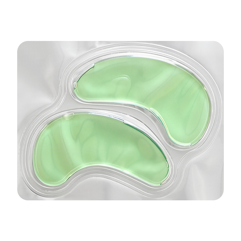 Masque pour les yeux vert transparent pressé à la machine