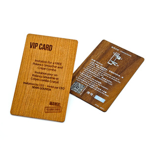 Оптовый программируемый бамбуковый RFID ключ-карта MIFARE 1K частота для доступа в гостиничный и офисный офис - Product Image 4