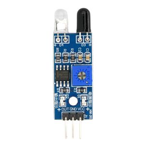 Módulo de Sensor infrarrojo para evitar obstáculos, Para Robot inteligente, 3 cables, interruptor fotoeléctrico reflectante