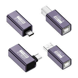 USB tipo C hembra a USB B macho escáner convertidor adaptador macho convertidor de conexión para impresora controlador MIDI teclado de Piano