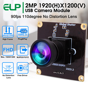 ELP Global Shutter USB <strong>Camera</strong> <strong>Module</strong> 1080P Wide Angle No Distortion Lens 90fps Web PC <strong>Camera</strong> Board for Laptop <strong>Raspberry</strong> <strong>Pi</strong> - Product Image 2