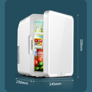 Atacado 12L Cosméticos Portáteis geladeira Mini geladeira com display <span class=keywords><strong>digital</strong></span> inteligente e controle de temperatura