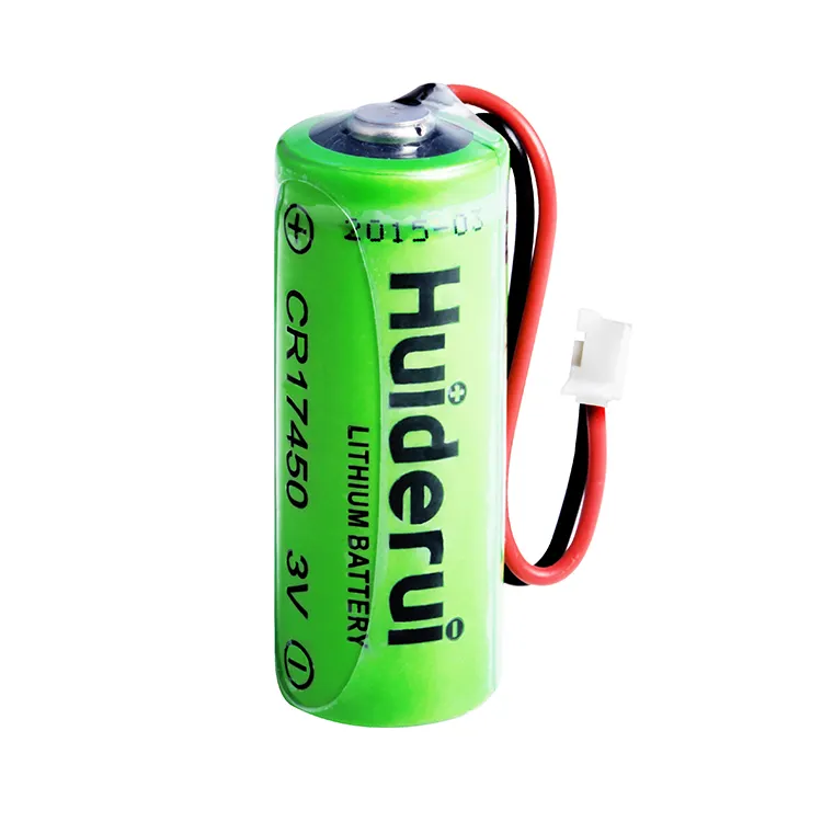 Лимно2, 3 В, высокое напряжение, длительный срок годности, чрезвычайно безопасная батарея Huiderui CR17450, литиевая основная батарея