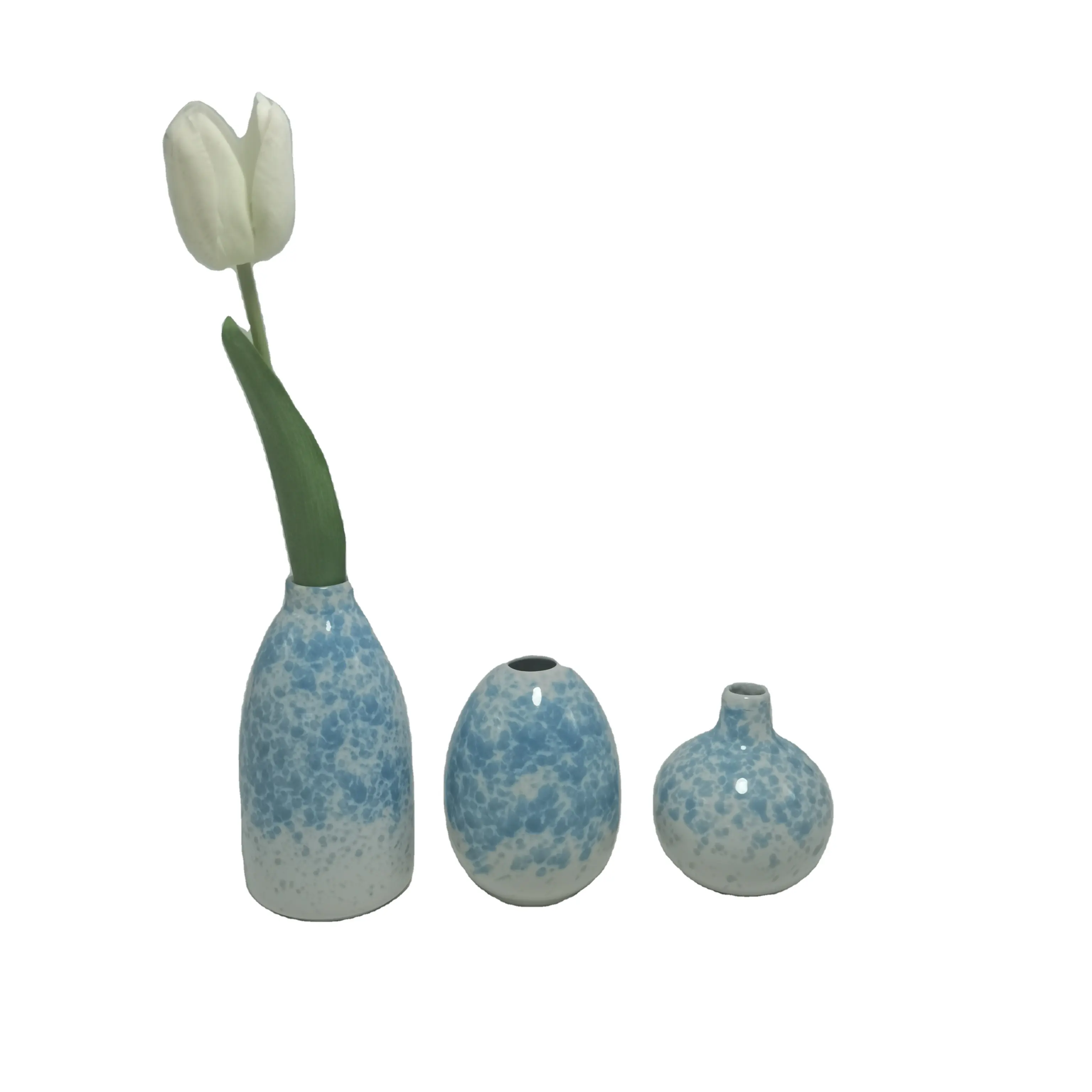 Fabrika düz saç nokta mal avrupa amerikan tarzı seramik vazolar ev dekorasyon düzenlemek çiçekler porselen şişe