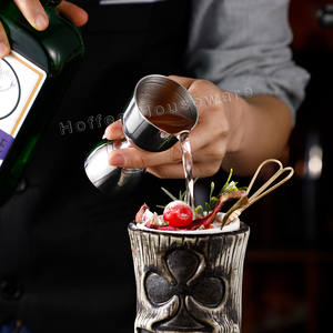 คลาสสิก 1oz/2oz รูปทรงระฆังค็อกเทล Jigger สแตนเลส 304 บาร์วัด Jigger คู่หัว 30/60ml Jigger - Product Image 5