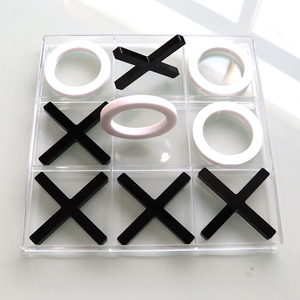 Gia Đình Tùy Chỉnh Bền Acrylic Hội Đồng Quản Trị Trò Chơi Xách Tay Sang Trọng Acrylic Quà Tặng Giáo Dục Đồ Chơi <span class=keywords><strong>Tic</strong></span> <span class=keywords><strong>Tac</strong></span> <span class=keywords><strong>Toe</strong></span> Đồ Chơi - Product Image 3